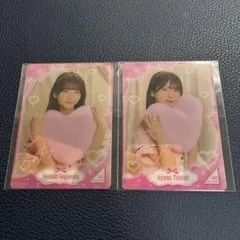 【乃木坂46】菅原咲月&筒井あやめ　モバカ(印字サイン付き)