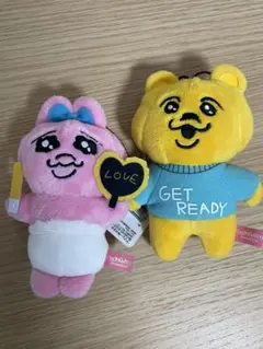 おぱんちゅうさぎ　着衣グマ　ミニ　マスコット　ぬいぐるみ