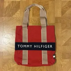 TOMMY HILFIGER キャンバストートバッグ/レッドのサムネイル