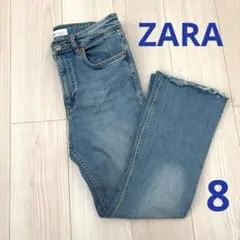 ZARA ザラ フレアデニム ジーンズ ブルー US8
