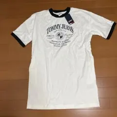TOMMY JEANS ロゴTシャツ ホワイトワンピース　新品