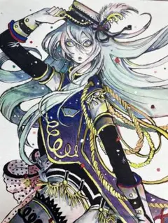 手描きアナログ　オリジナルイラスト　A4