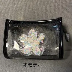 マリークワント　クリアポーチ　ラメ　美品