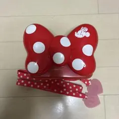 ディズニー ミニー リボン ポップコーンバケット 赤