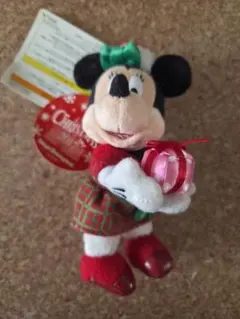 ディズニーリゾートクリスマス2017 ミニーマウスぬいぐるみバッジ