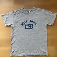 HELLY HANSEN ロゴ Tシャツ グレー　メンズ　Mサイズのサムネイル