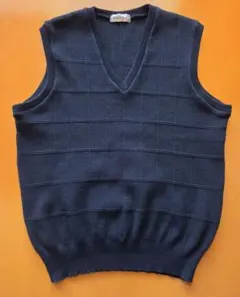 メンズニットベスト黒