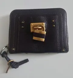 Chloé 二つ折り財布 ダークブラウン