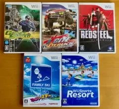 Wiiソフト5本セット（ゴーストスカッド、エキサイトトラック、他）