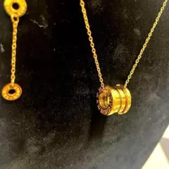 即日発送✴︎ リングネックレス ゴールド