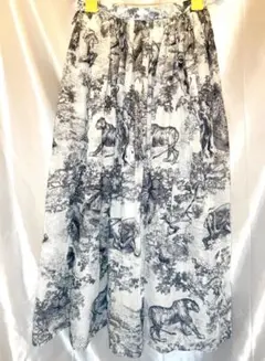 【ランクS】Christian Dior トワル ドゥ ジュイ コットンモスリン