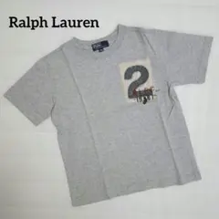 ラルフローレン Ralph Lauren 半袖 Tシャツ グレー120 美品