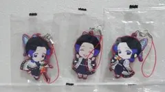 【3個セット】鬼滅の刃 滅！カプセルラバーマスコット 胡蝶しのぶ