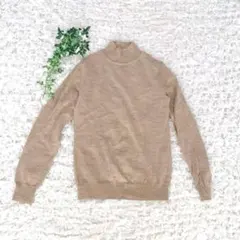 ルシアン エクストラファインイタリアンメリノウール　ハイネックニット レディース