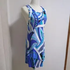 Emilio Pucci プッチ柄 タイトスカート ブルー系 - メルカリ