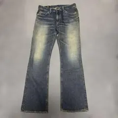 Lee ブーツカットデニム ダークブルー Goodフェード