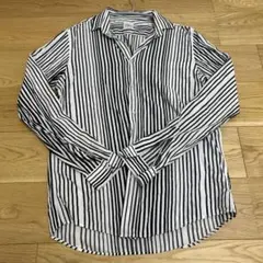 ZARA ストライプ柄 長袖シャツ Sサイズ