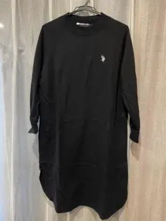 【レディース】U.S. POLO ASSN. ブラックワンピース