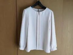 anySiS オンワード樫山　長袖ブラウス　薄いローズグレー