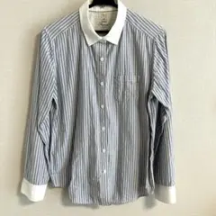 ikka Frorid ストライプシャツ 長袖 Lサイズ