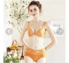 マルコ マキジェリーク　背中すっきり谷間メイクブラ　C75 包まれショーツ L