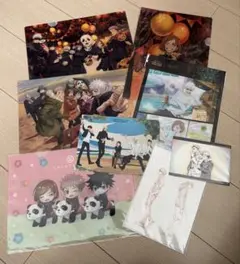 呪術廻戦　クリアファイル　ポストカード　まとめ売り　五条　七海　伏黒　釘崎　虎杖