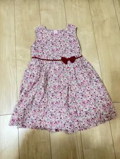 moo non non 花柄ノースリーブワンピース 110