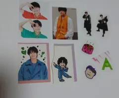 佐野晶哉　特典シール、クリアステッカー、厚紙カード