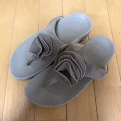 FITFLOP フィットフロップ フラワーモチーフ トングサンダル 24cmのサムネイル