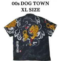 00sDOGTOWN 龍虎ビッグプリント 総柄オープンカラーシャツ ドッグタウンのサムネイル