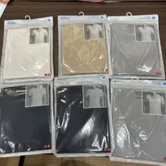 未使用　エアリズム　Ｖネック半袖　Mサイズ　ユニクロ