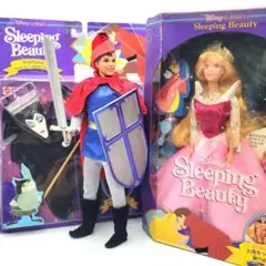 ■バービー　ケン　マテル社　ディズニー クラシック　眠れる森の美女　王子　魔女