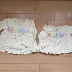 クーラクール トップス 80&100サイズ セット 姉妹お揃い