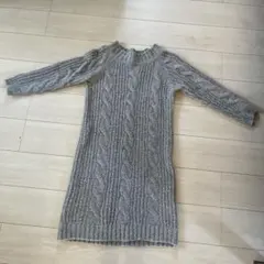 index(株)ワールドWORLD ニットワンピース　M