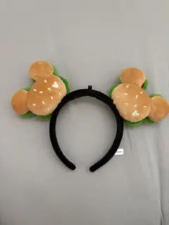 ハンバーガー型ミッキー耳カチューシャ