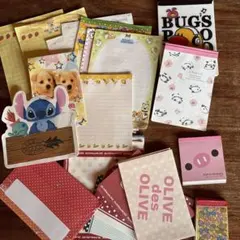 平成レトロ　便箋　メモ帳　まとめ