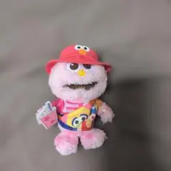 エルモの帽子を被ったモッピー 봉제인형