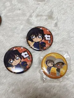 世良真純 缶バッジ 3個セット 名探偵コナン 服部平次