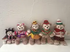 美品✨ ハッピーマーチングファン ぬいぐるみストラップ チャーム 4点