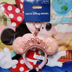 新作 ディズニー ミニー カチューシャキーチェーン