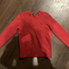 Polo Ralph Lauren 赤 ニット XS