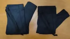 スリムウォーク　スキニールームウェア　ブラック　M 　2枚セット