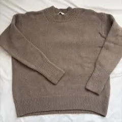 ZARA カシミヤ ウール ニット セーター モカブラウン S