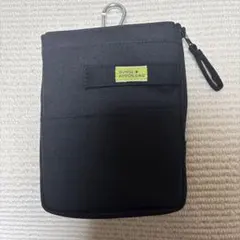 クツワ　文具エプロンバッグ　ミニ　黒　ポケット　ポシェットのサムネイル