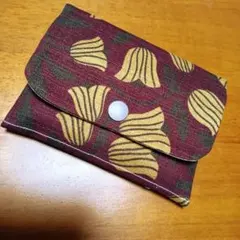 ハンドメイド　ポケットティッシュケース＊内ポケット　スナップボタン付き＊