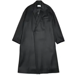 2026年最新】Super140 メルトンオーバーサイズステンカラーコートの