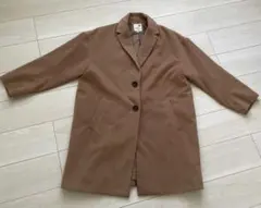 earth music&ecology チェスターコート M ブラウン