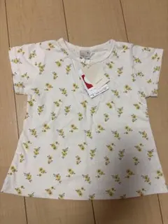 【新品未使用】petit main 花柄 Tシャツ 100サイズ