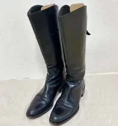 【SARTORE】 サルトル オールレザー ブラック ロングブーツのサムネイル