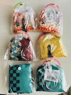 ☆鬼滅の刃☆手さげ エコバッグ6個セット（未開封5個＋開封済１個）☆